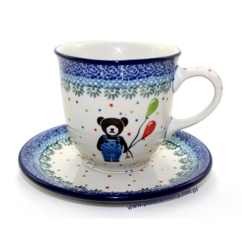 Filiżanka 0,3L + spodek dek. 3328X Miś